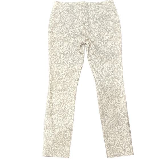 NYDJ Alina Gilded Lily Floral Print Legging Size 12 - Picture 3 of 7